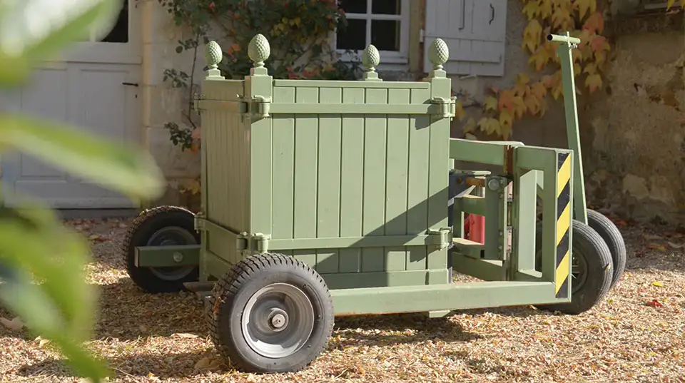Le carrosse à caisses à oranger de Saint-Alman